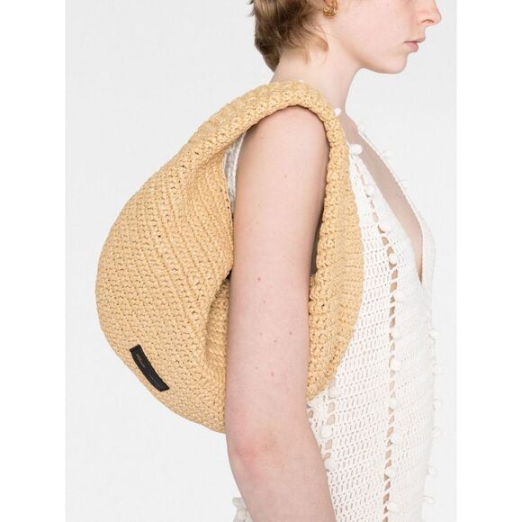 Khaite Women Olivia Medium Rafia Hobo Bag - Picture 4 of 6